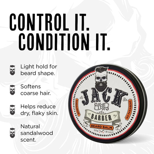 Jack the Barber Beard & Moustache Balm — product detail 1 of 9