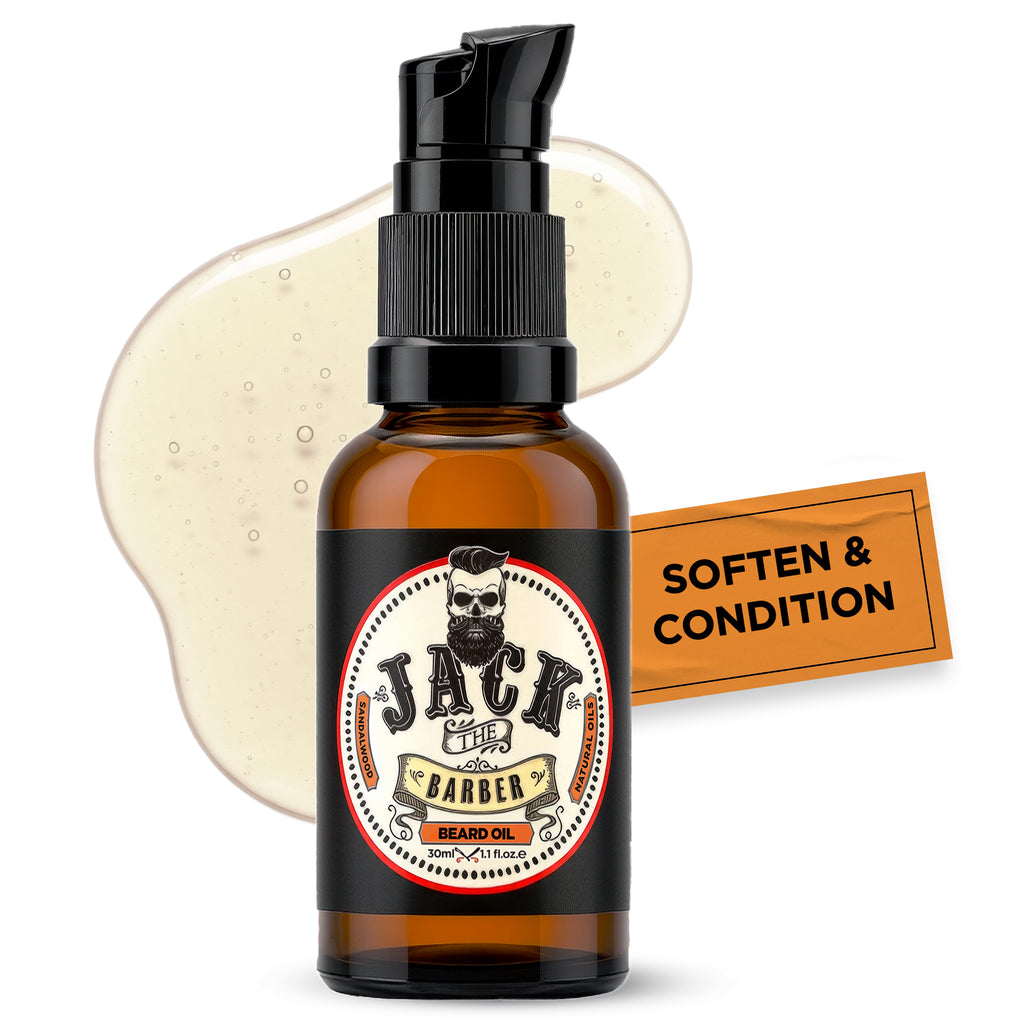 Bottle of Jack the Barber Beard Oil, 1 fl oz