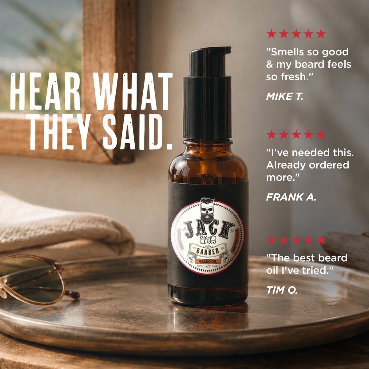 Jack the Barber Beard Oil — product detail 6 of 9