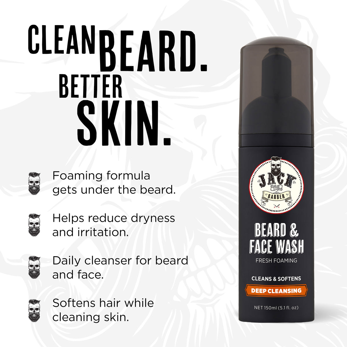 Jack the Barber Beard & Face Wash — product detail 1 of 9