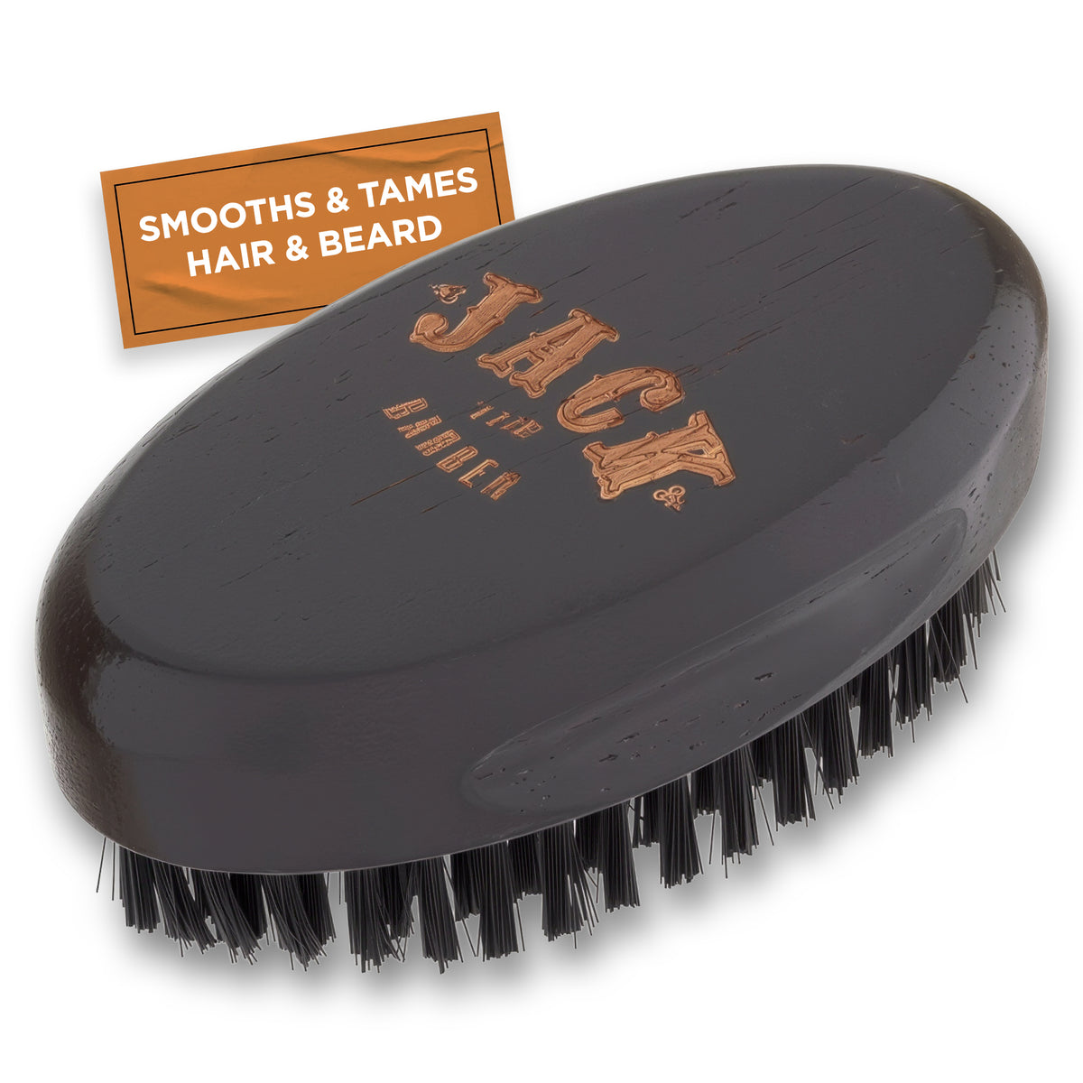 Jack the Barber oval hair and beard brush