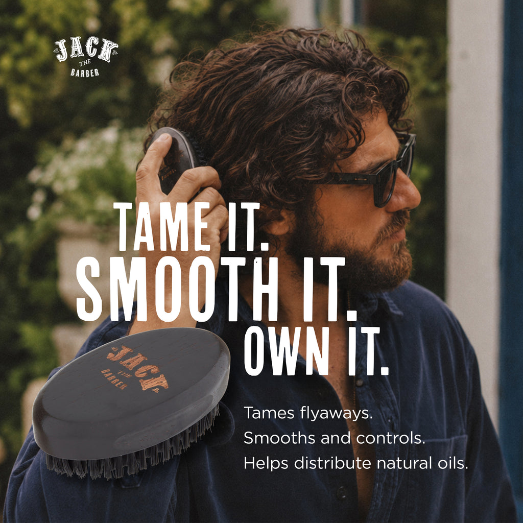 Jack the Barber Oval Hair & Beard Brush — product detail 2 of 8