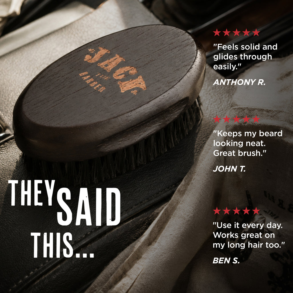 Jack the Barber Oval Hair & Beard Brush — product detail 6 of 8