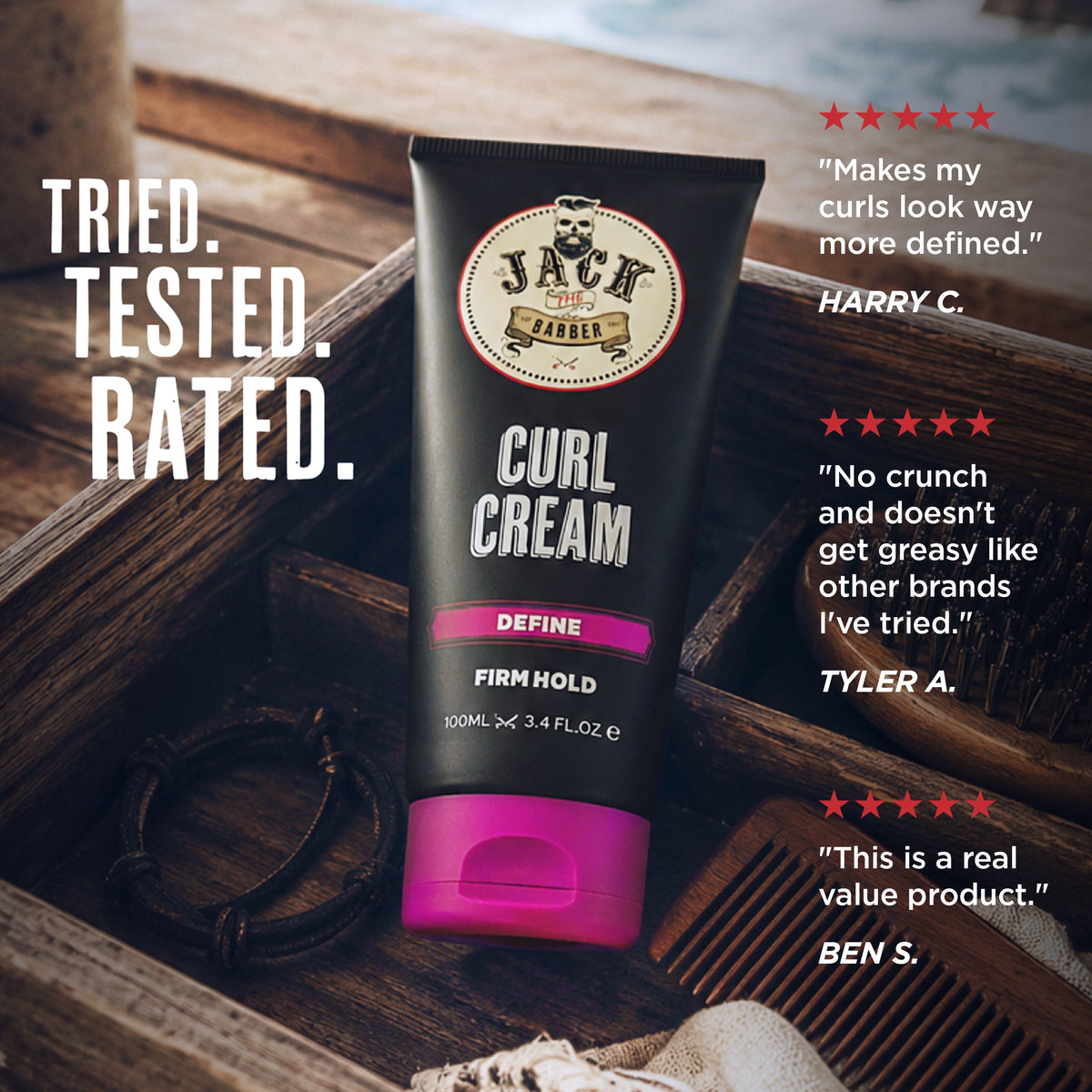 Jack the Barber Curl Cream — product detail 6 of 8