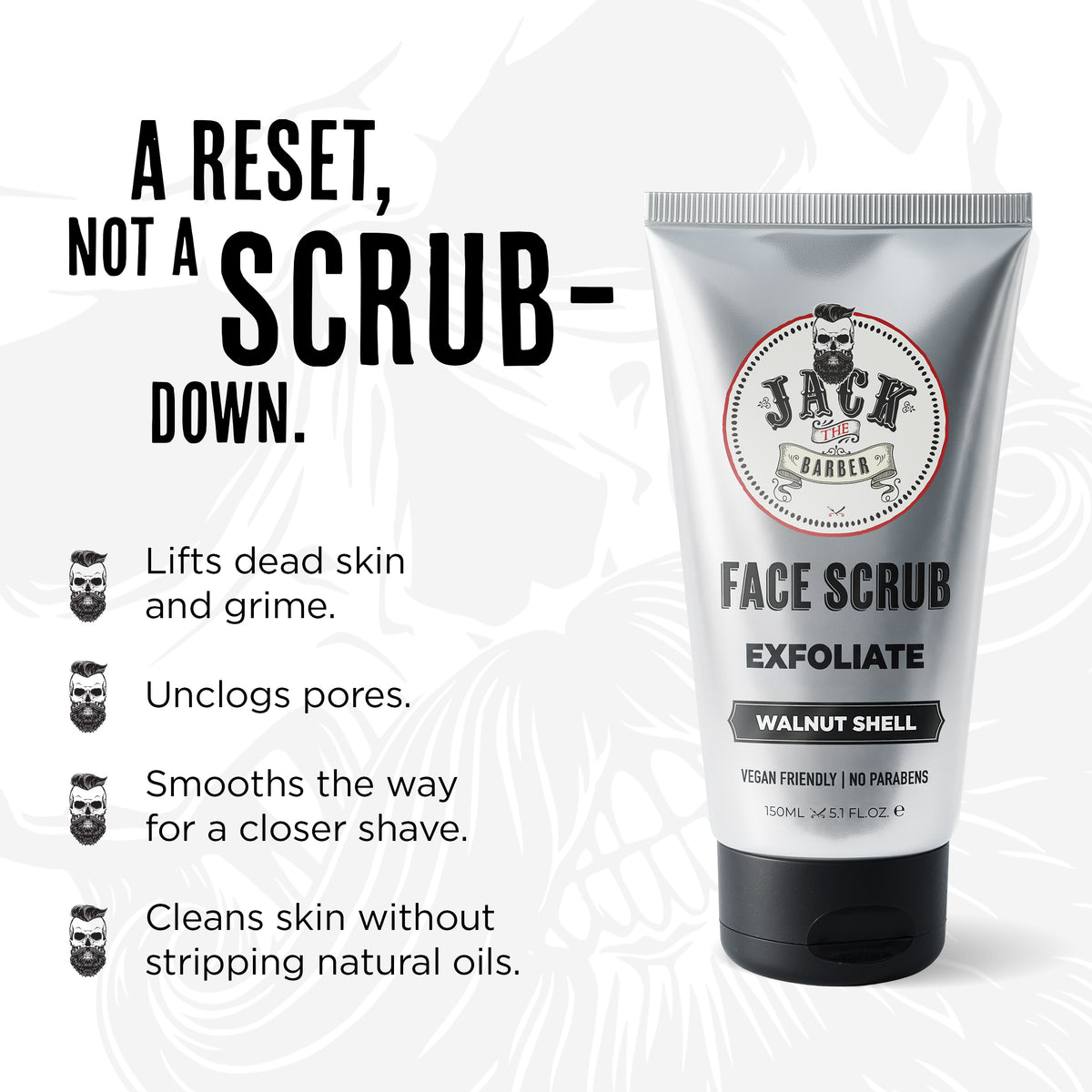 Jack the Barber Face Scrub — product detail 1 of 9