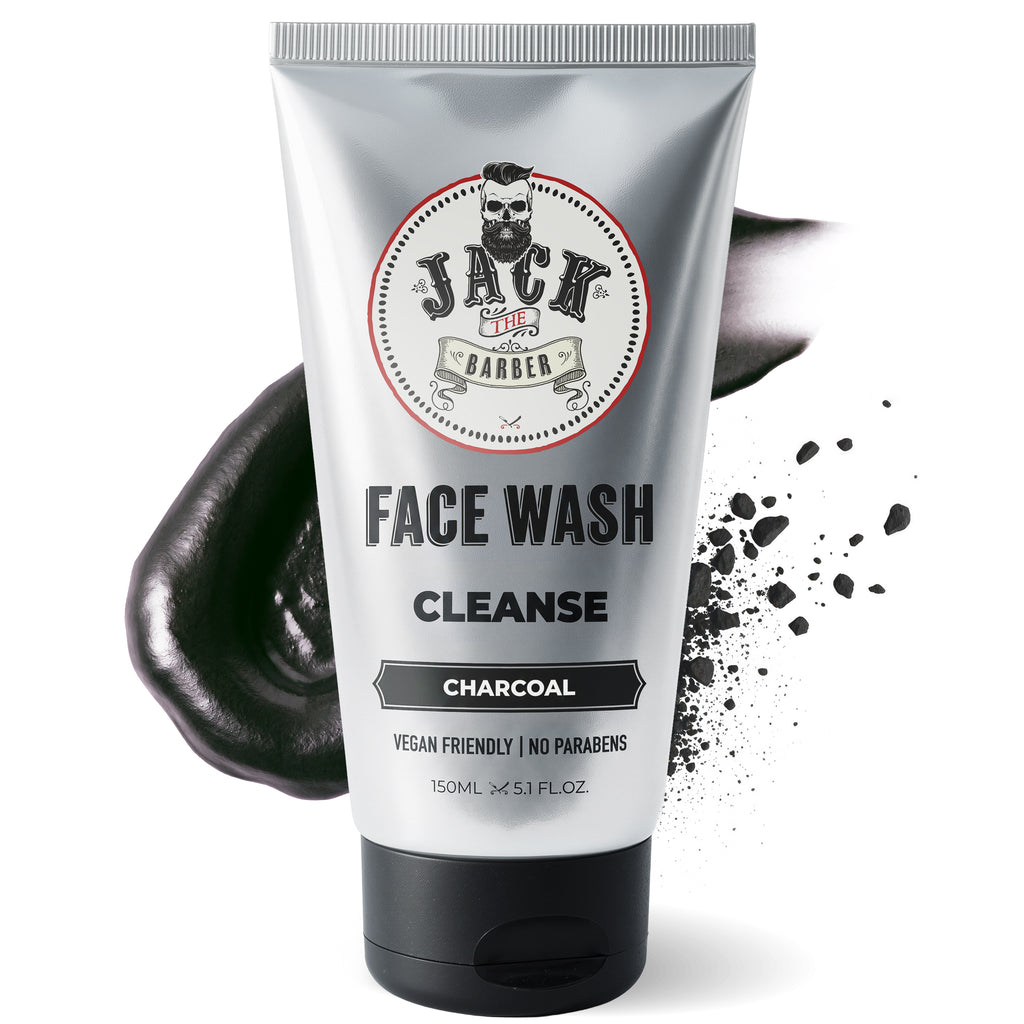 Jack the Barber Face Wash with active charcoal