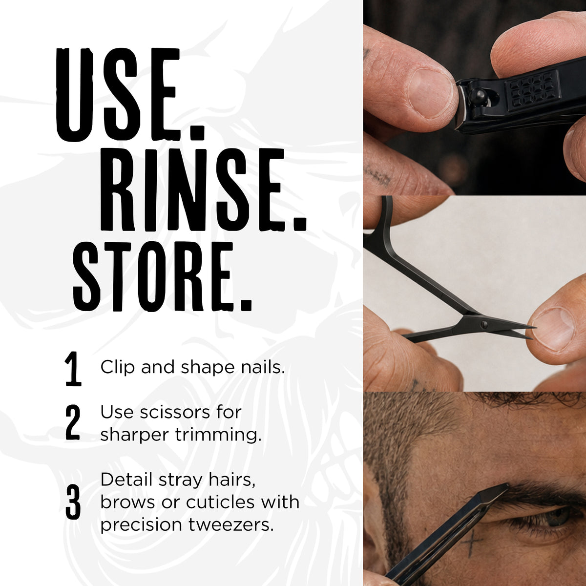Jack the Barber 7 Piece Manicure Grooming Kit — product detail 3 of 7