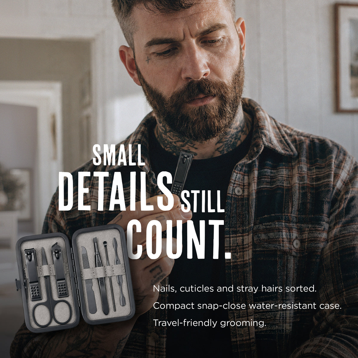 Jack the Barber 7 Piece Manicure Grooming Kit — product detail 4 of 7