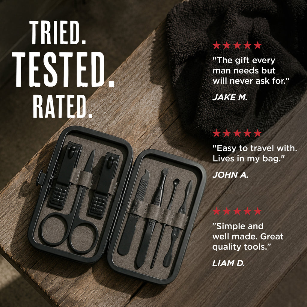 Jack the Barber 7 Piece Manicure Grooming Kit — product detail 5 of 7