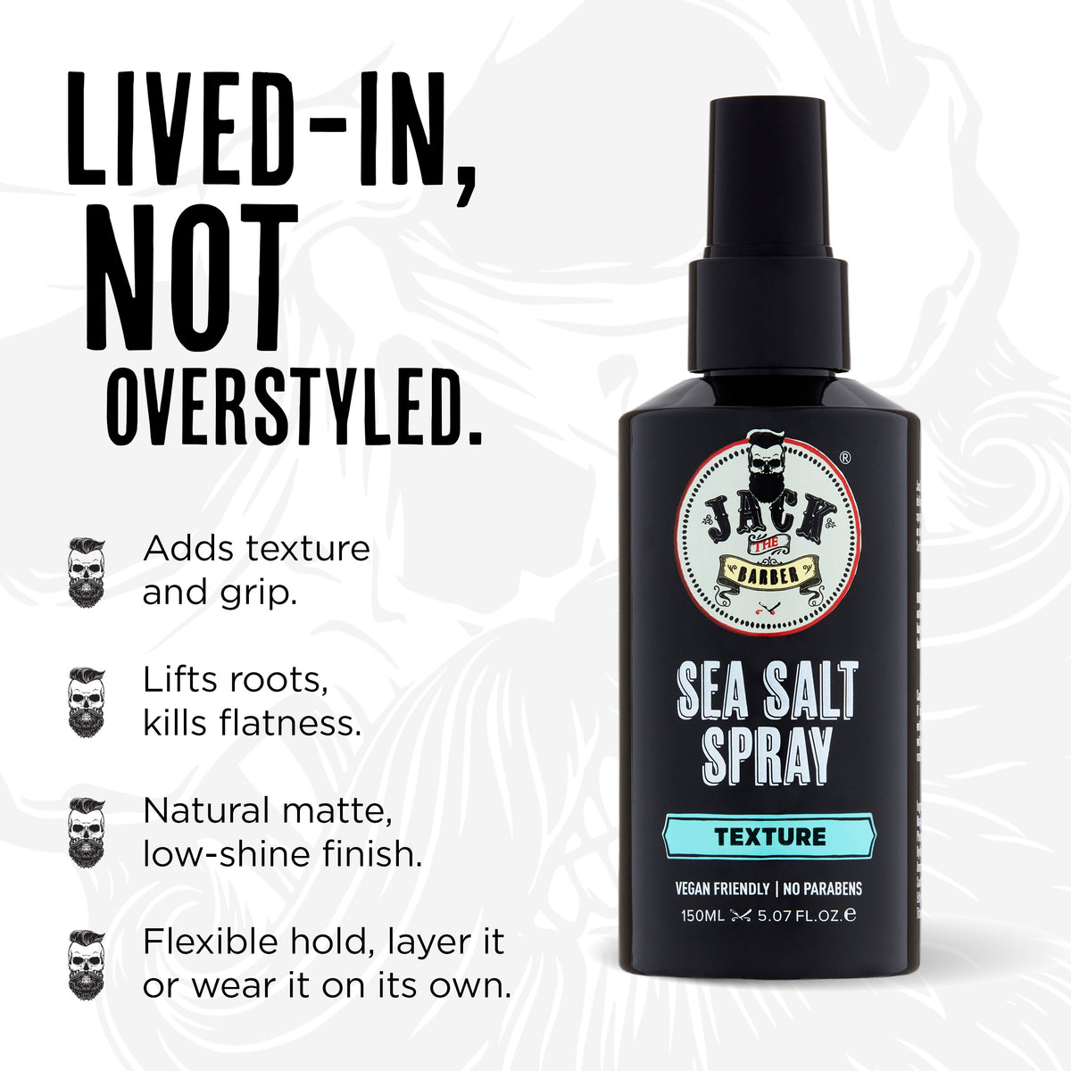 Jack the Barber Sea Salt Spray — product detail 1 of 8