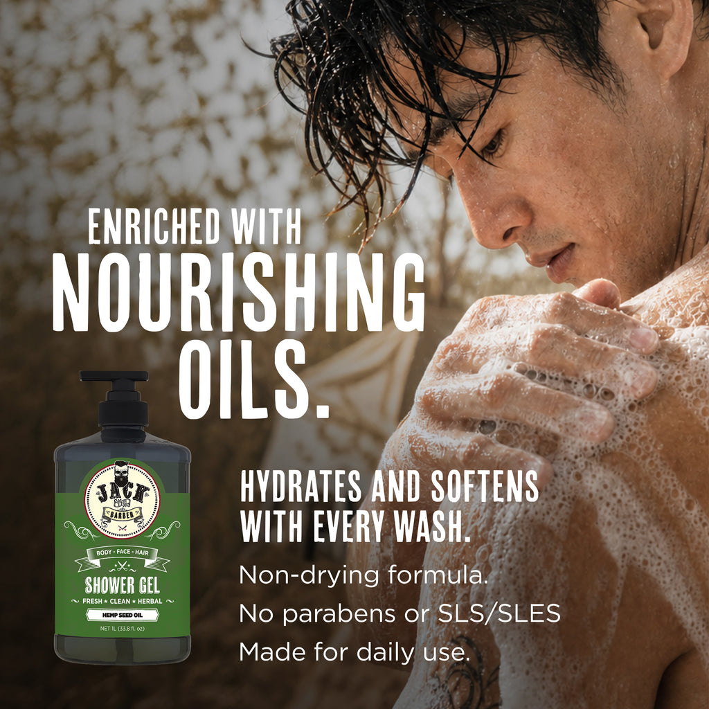 Jack the Barber Hemp Seed Oil Shower Gel — product detail 4 of 8