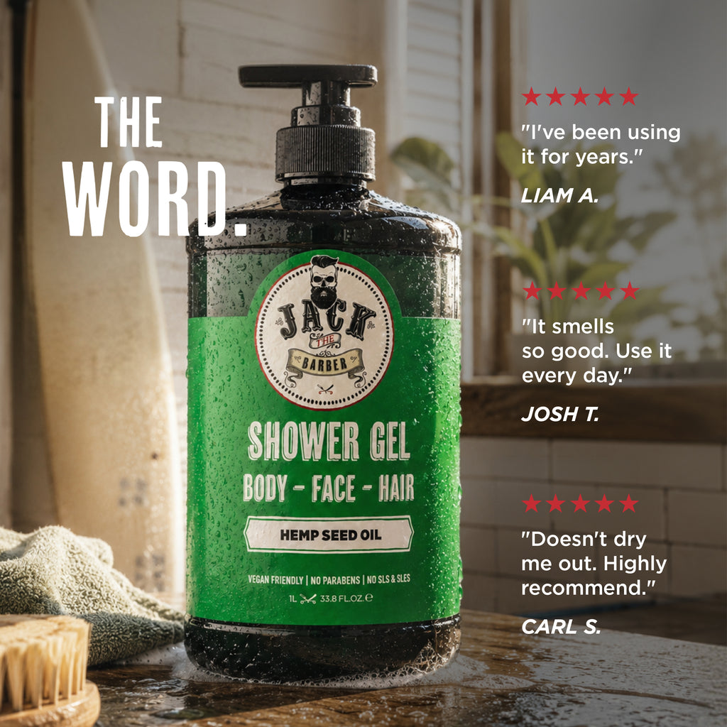 Jack the Barber Hemp Seed Oil Shower Gel — product detail 6 of 8