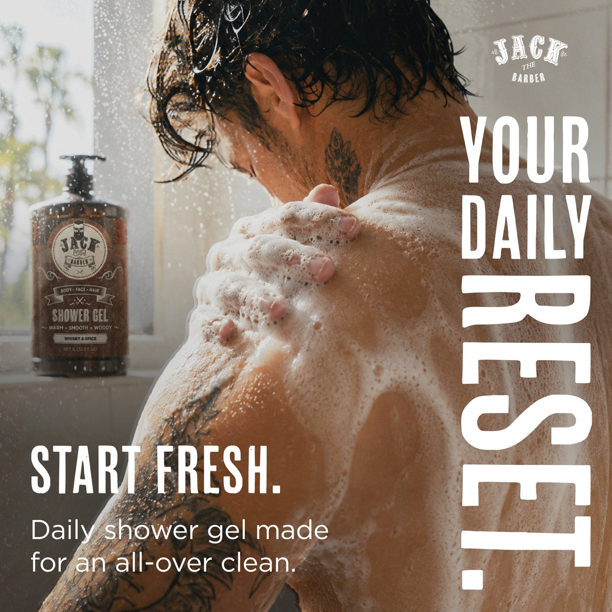 Jack the Barber Whisky & Spice Shower Gel — product detail 2 of 9
