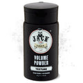 Black container of Jack the Barber Volume Styling Powder on a white background