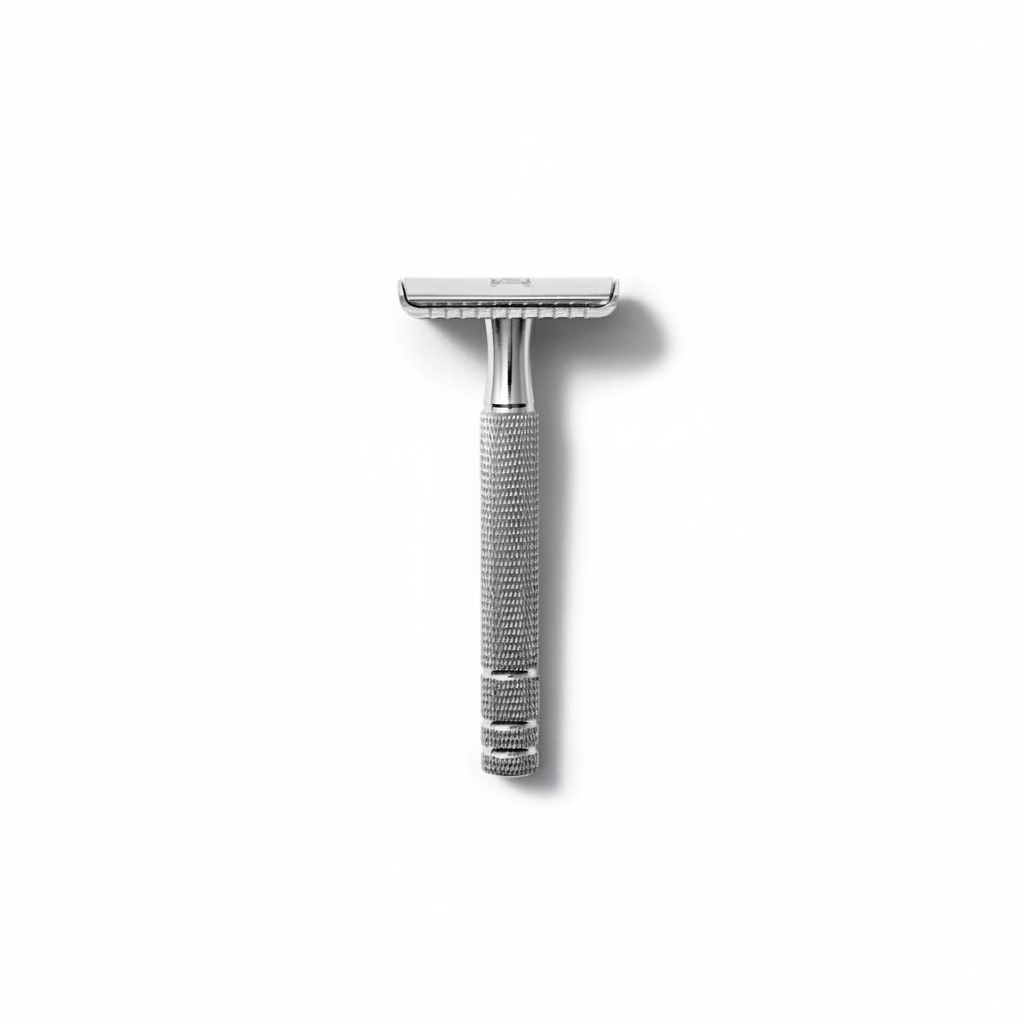 Jack the Barber chrome double edge safety razor